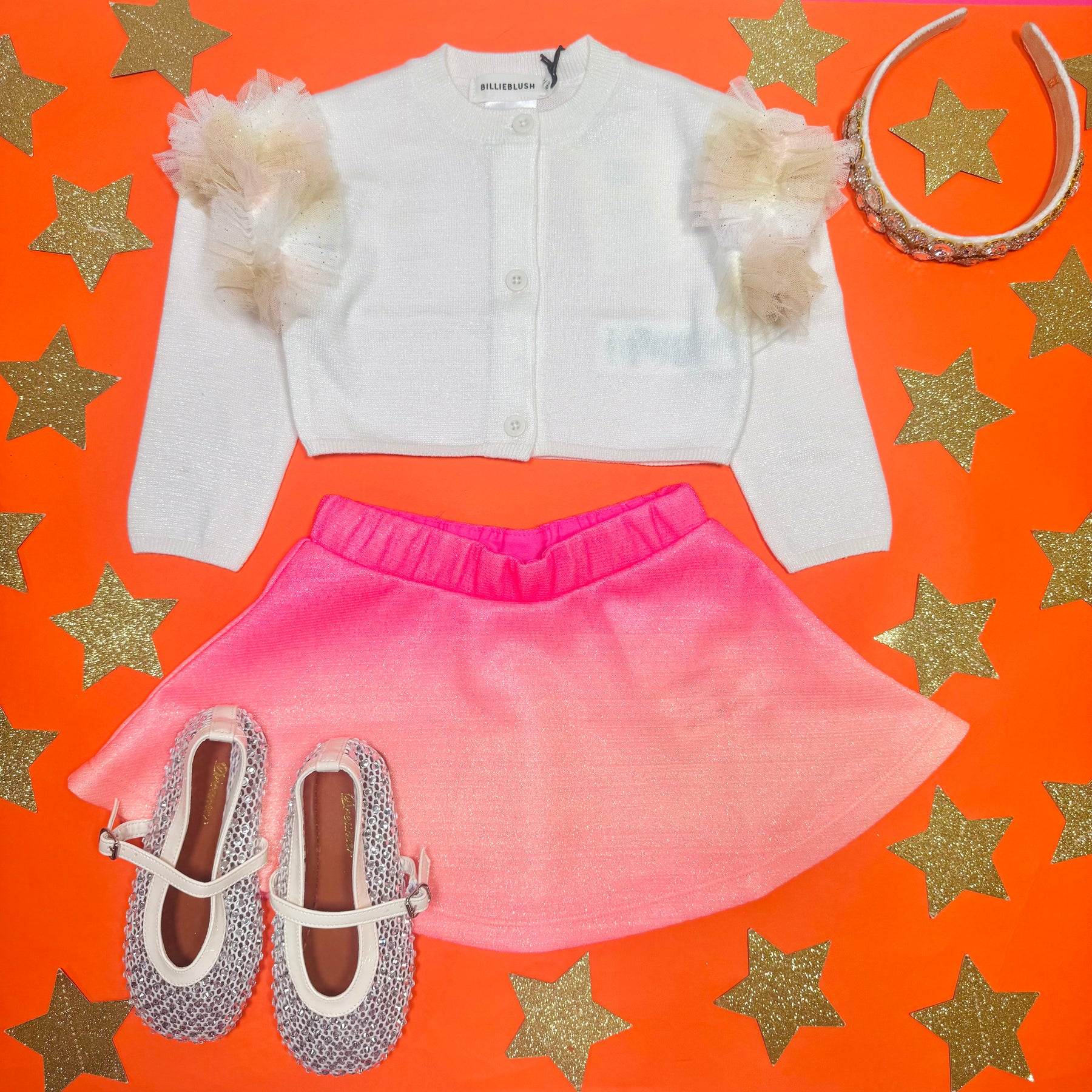 GRADIENT SKATER SKIRT