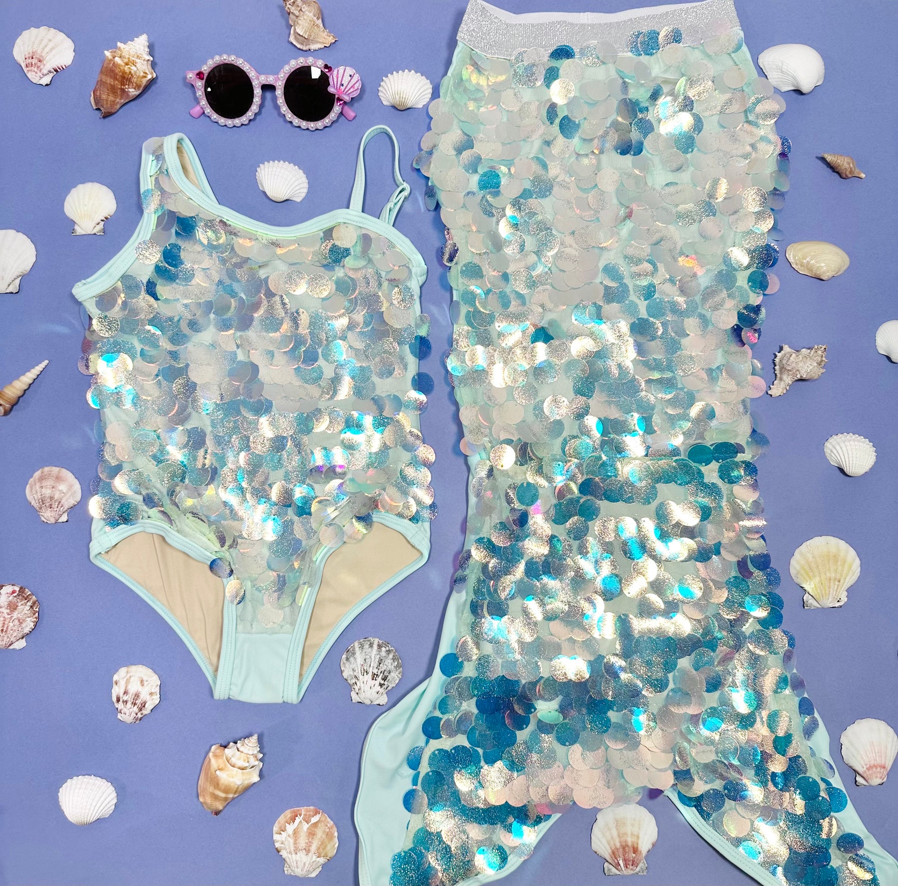 PAILLETTES ONE PIECE SWIMSUIT - ONE PIECE SWIMSUIT