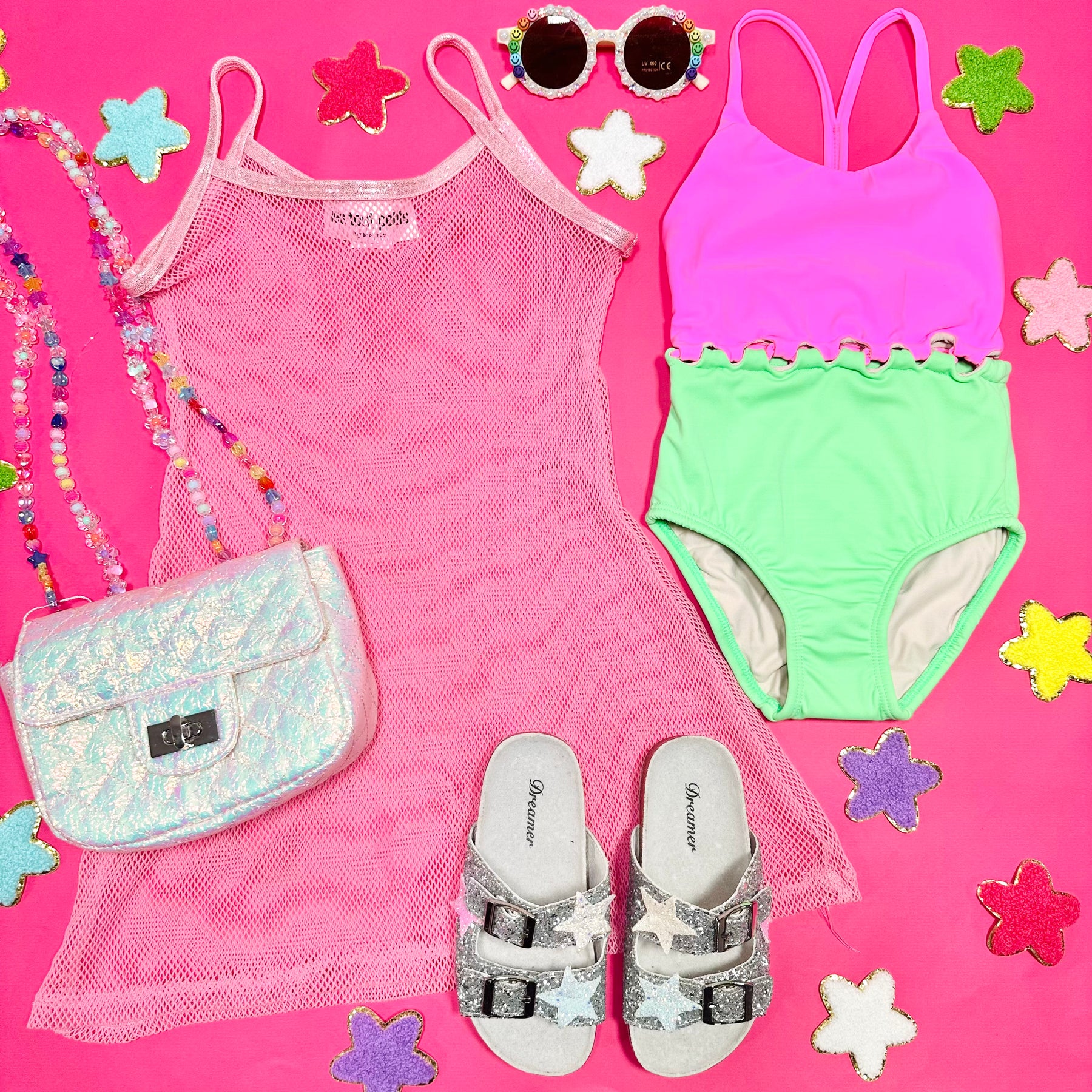 CAMMY LOOP COLORBLOCK ONE PIECE SWIMSUIT - ONE PIECE SWIMSUIT