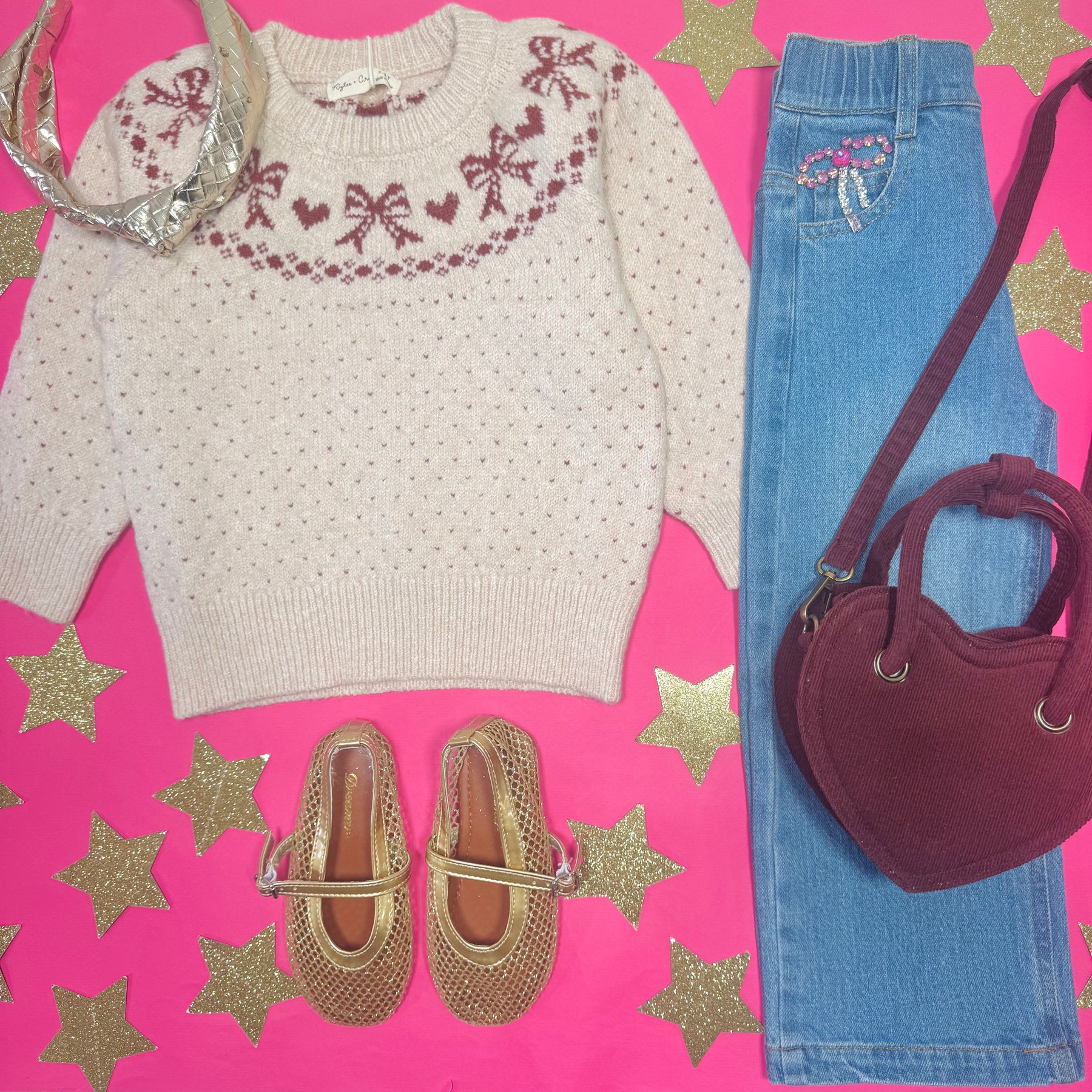 BOWS FAIRE ISLE SWEATER