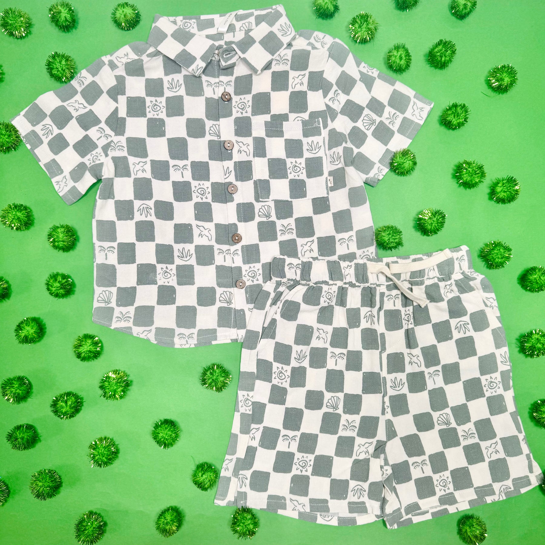COASTAL CHECK BUTTON DOWN TOP - BUTTON DOWNS