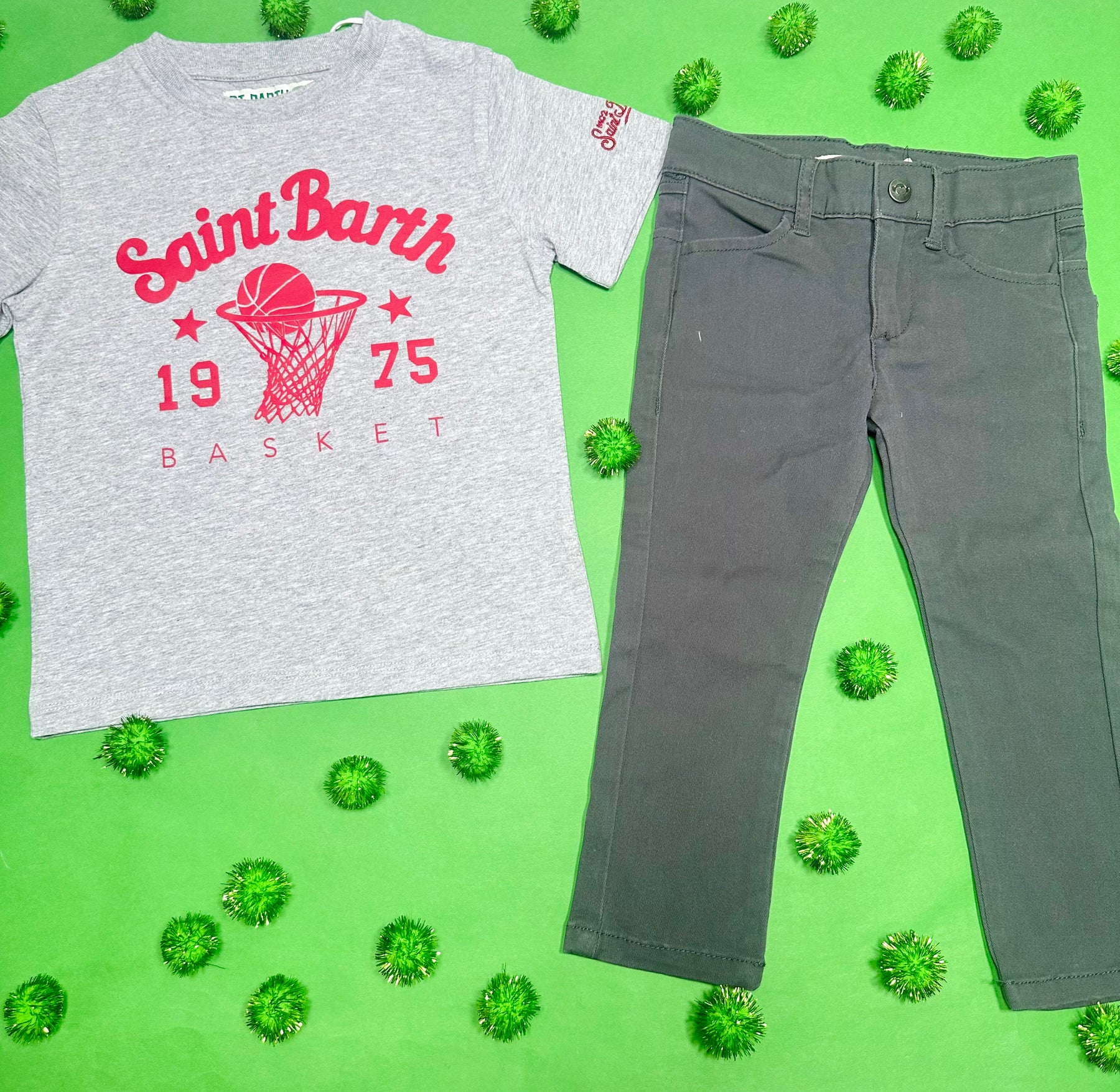 SKINNY TWILL PANTS - PANTS