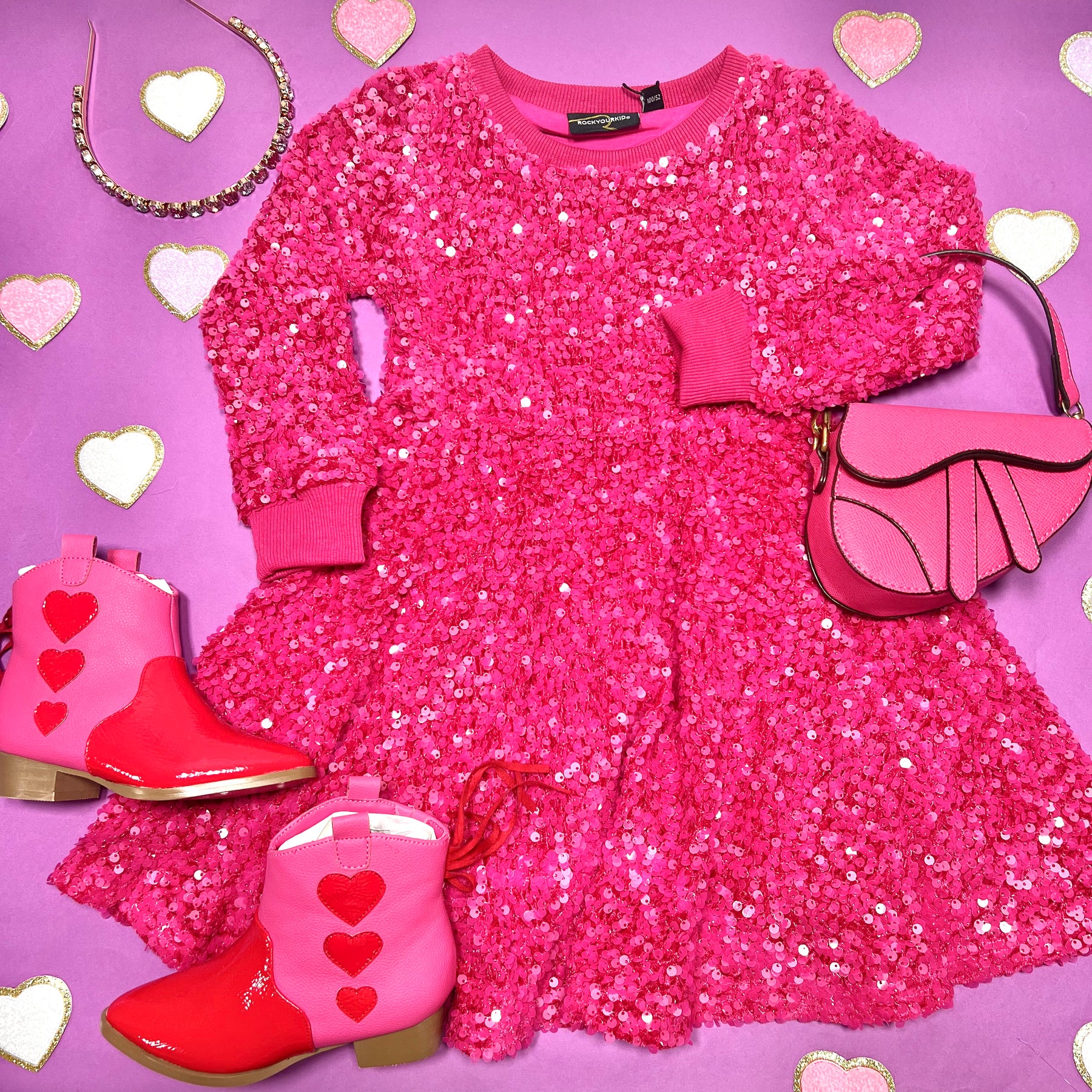 SEQUIN DRESS - DRESSES