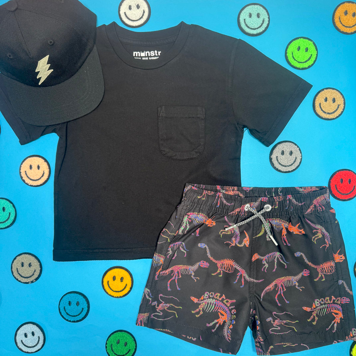 DINO BONES SWIM TRUNKS - SWIM TRUNKS