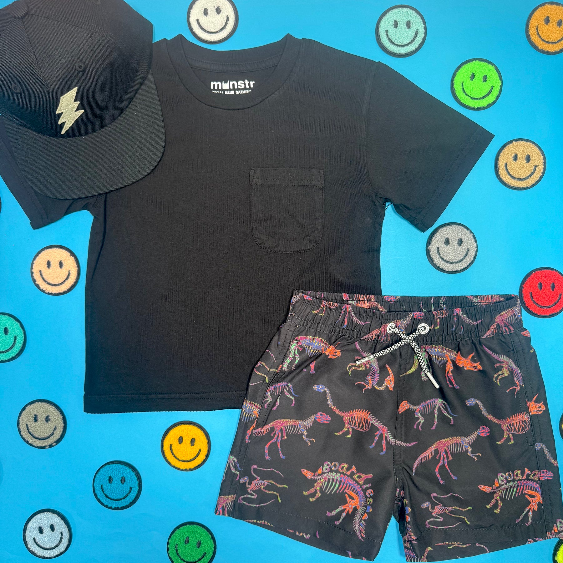 DINO BONES SWIM TRUNKS - SWIM TRUNKS