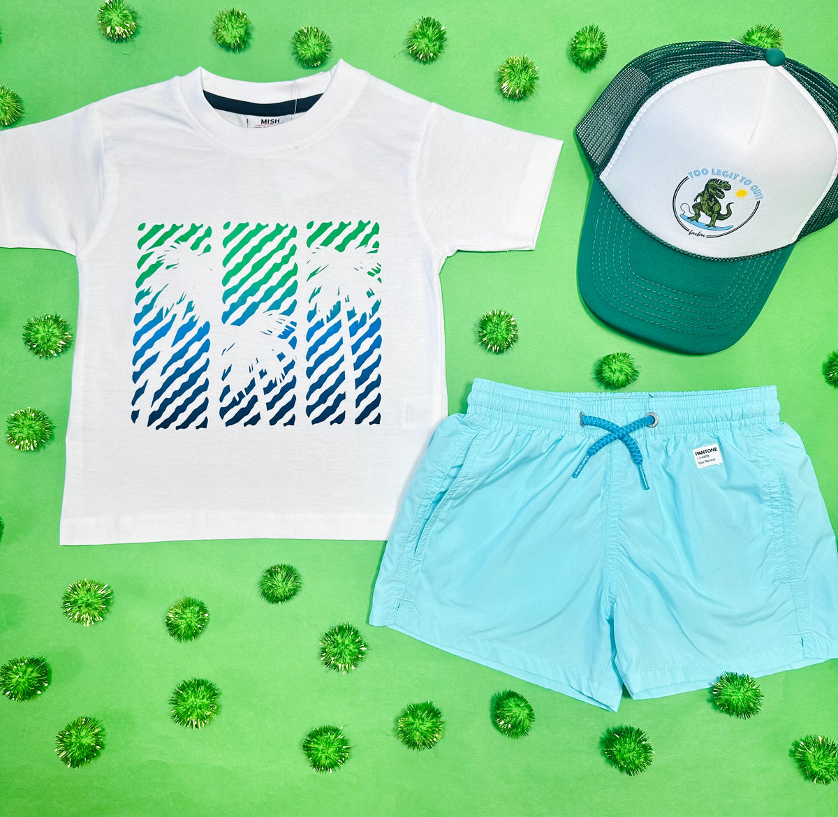 PANTONE WATER SWIM TRUNKS - SWIM TRUNKS