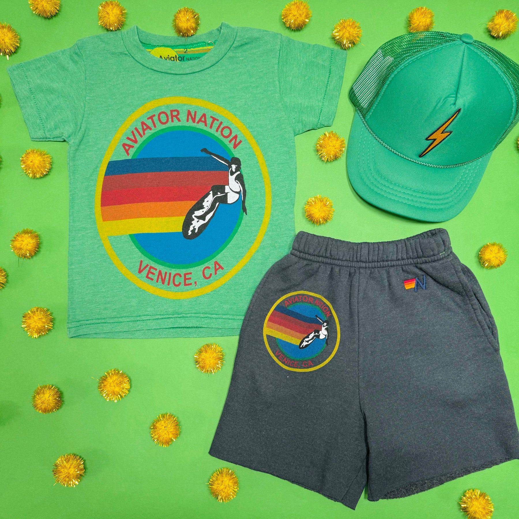AVIATOR NATION SWEATSHORTS - SHORTS