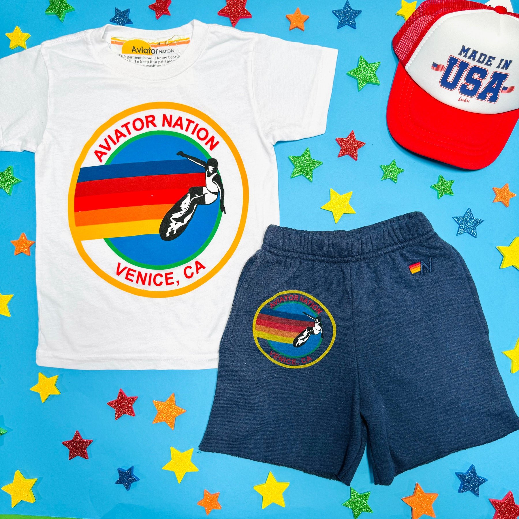 AVIATOR NATION TSHIRT - SHORT SLEEVE TOPS