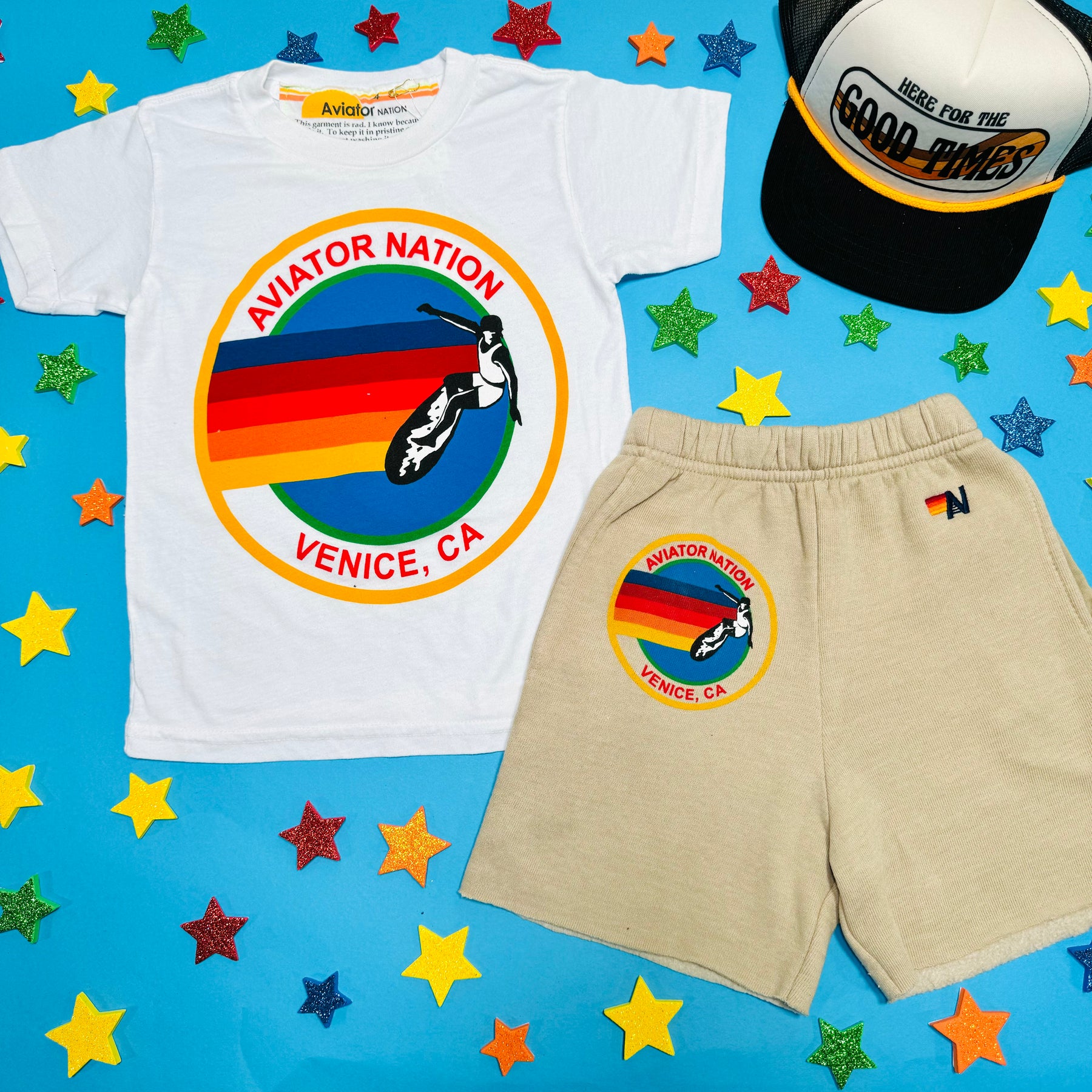 AVIATOR NATION TSHIRT - SHORT SLEEVE TOPS
