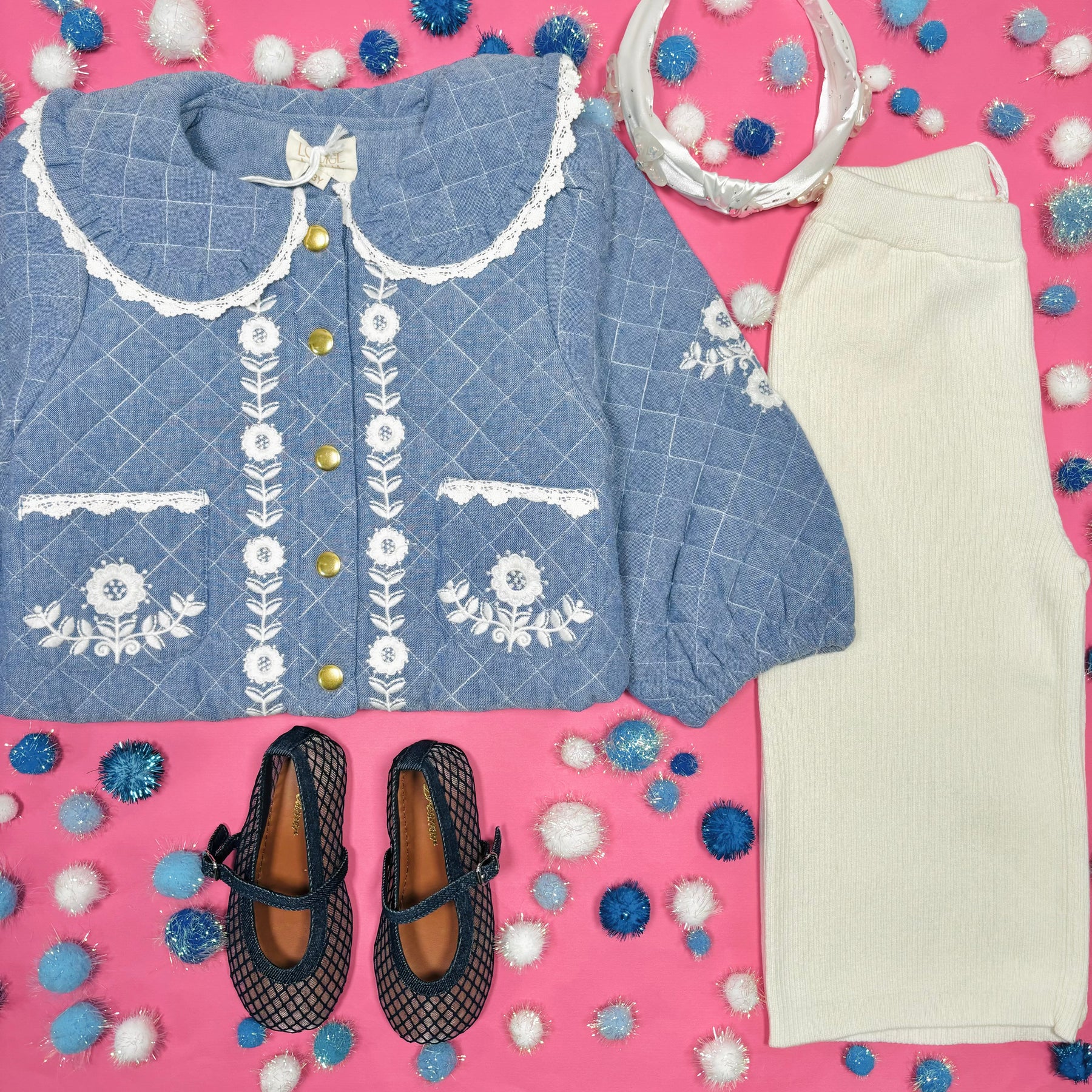 JOULIANA CHAMBRAY COAT - JACKETS