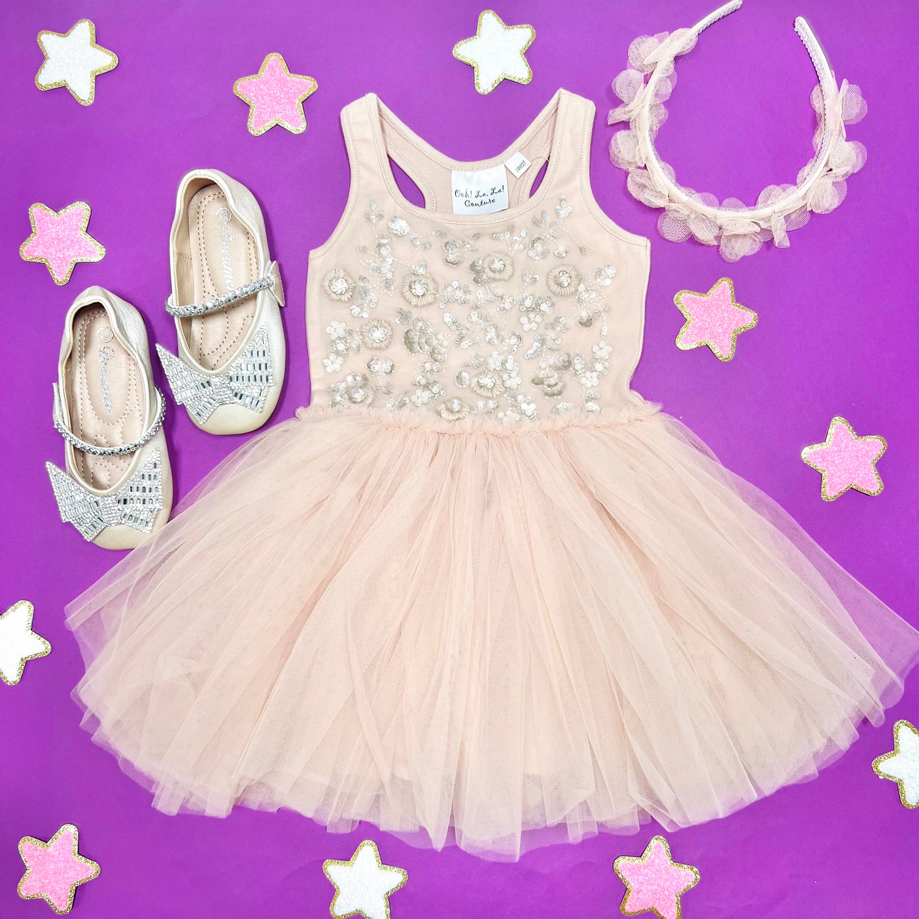 SOPHIE EMBELLISHED TUTU DRESS - DRESSES