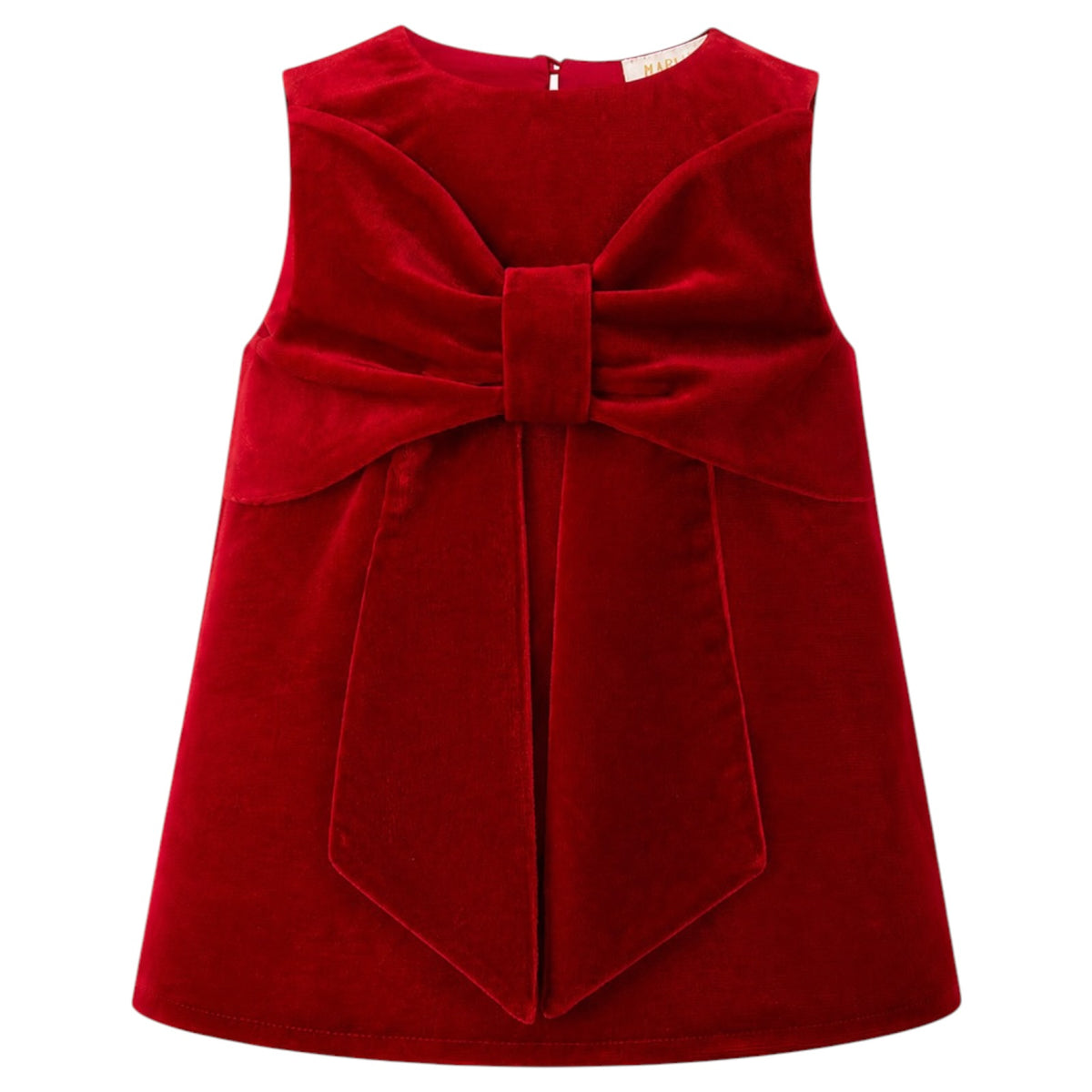 ARIEL VELVET BOW DRESS (PREORDER)
