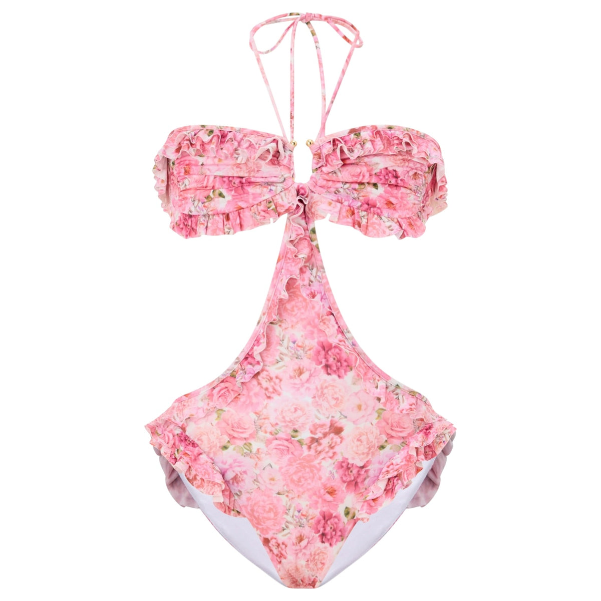 JULIETTA FLORAL CUTOUT ONE PIECE BIKINI (PREORDER)
