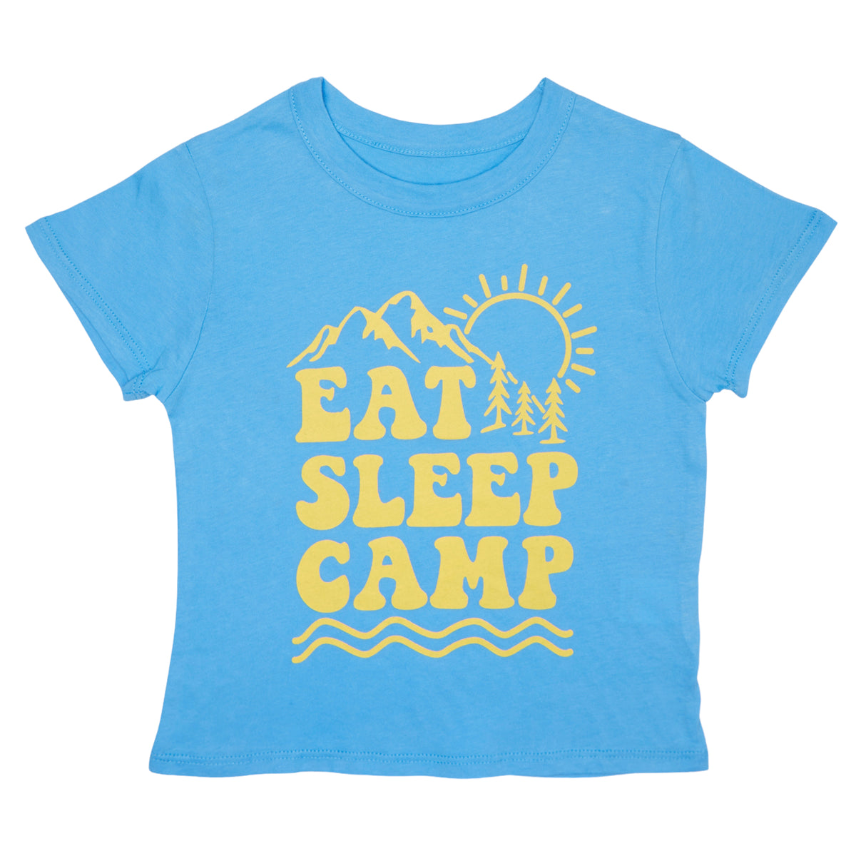 EAT SLEEP CAMP TSHIRT - SHORT SLEEVE TOPS