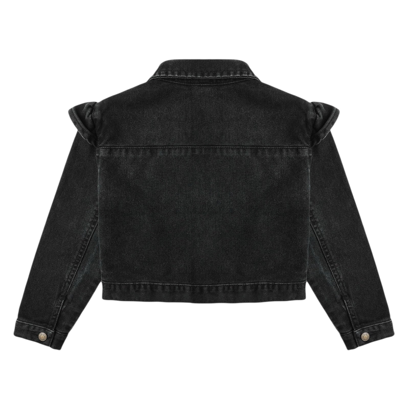 RUFFLE DENIM JACKET