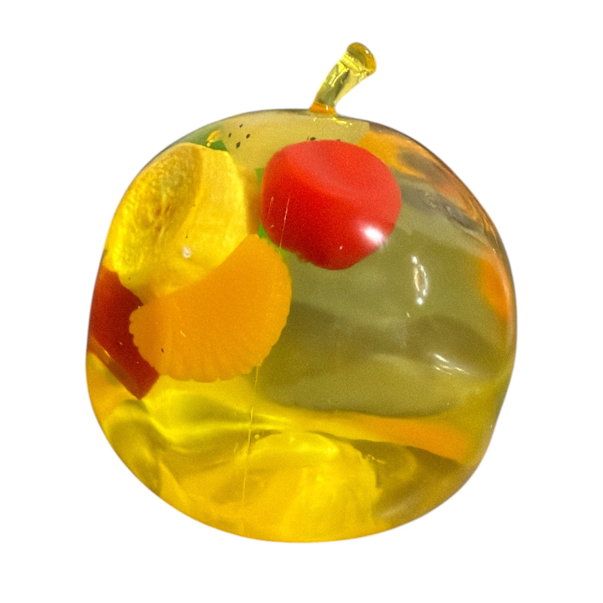 COCONUT OIL APPLE W/ FRUIT INSIDE SQUISHY