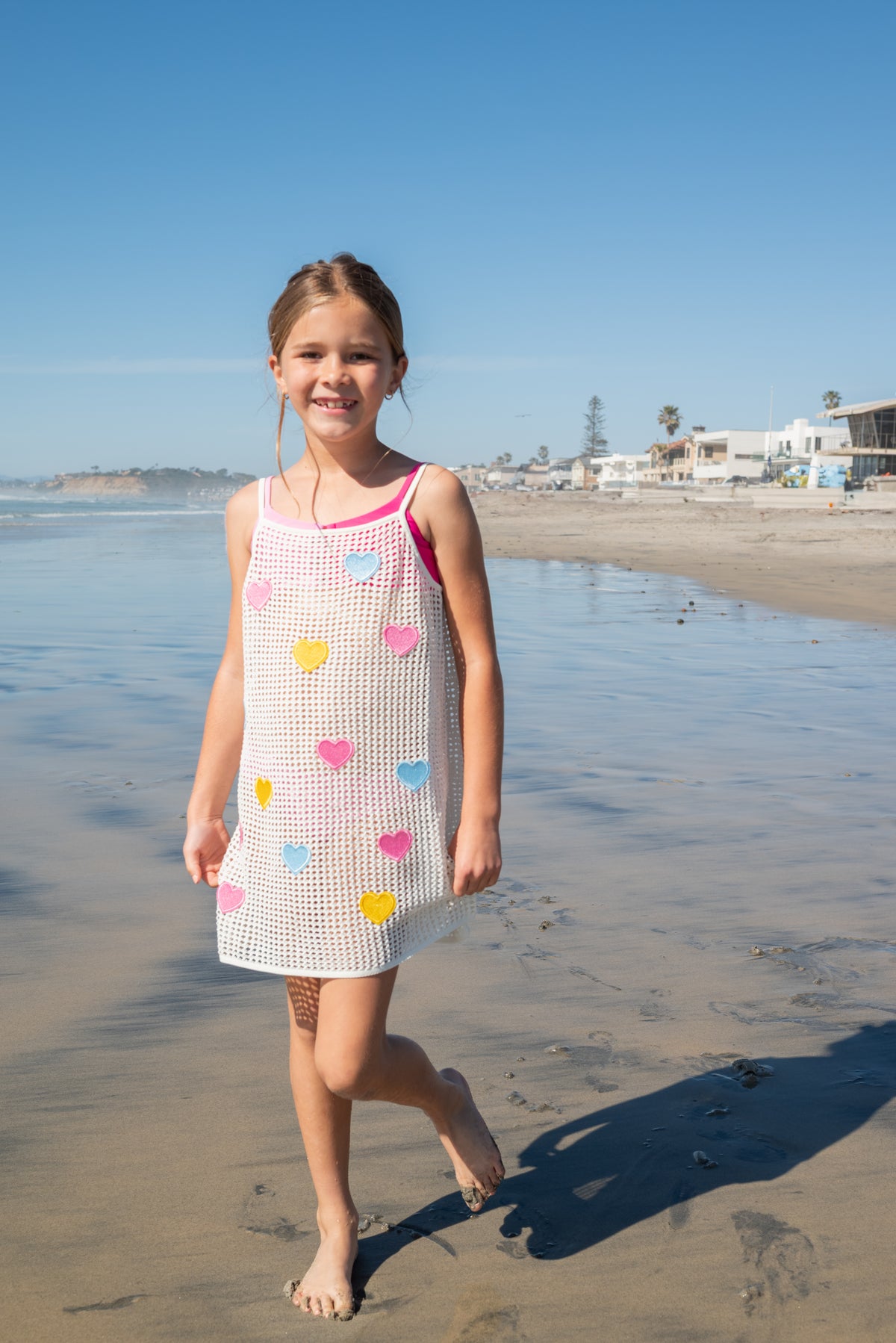 OLIVIA HEART CROCHET COVER UP DRESS (PREORDER)