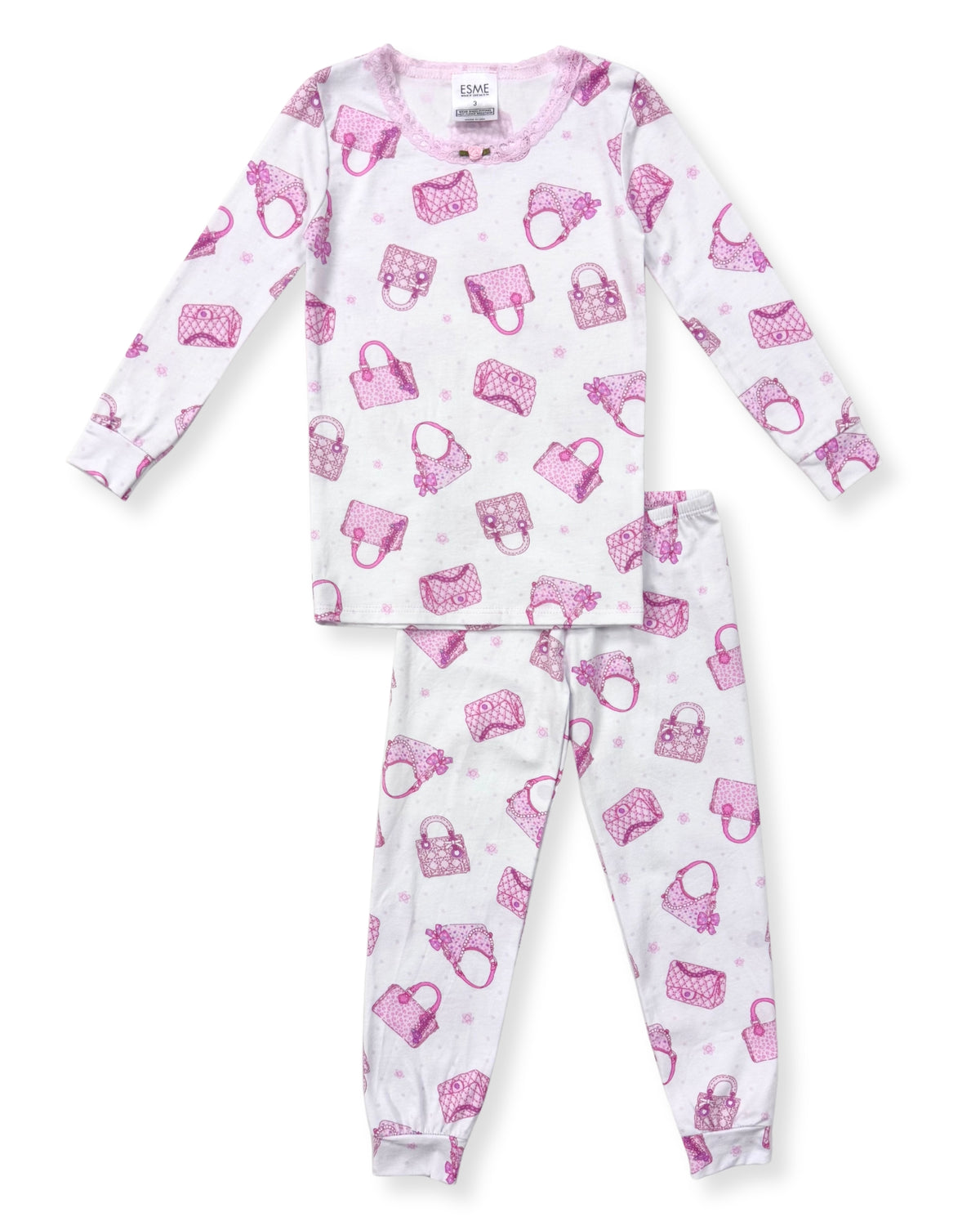 GIRL BOSS PURSES LONG SLEEVE PJS (PREORDER) - ESME - PAJAMAS