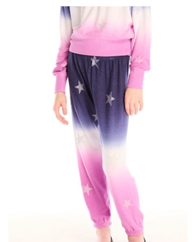 GLITTER STARS OMBRÉ SWEATPANTS (PREORDER)
