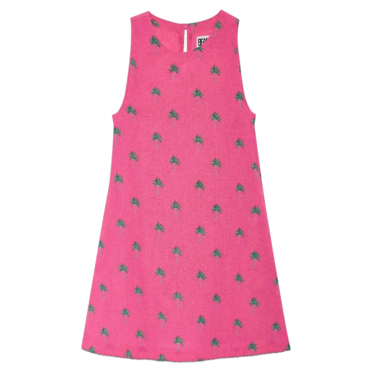 LITTLE CAPRINA FLAMINGO FRONDS PALM TREE DRESS