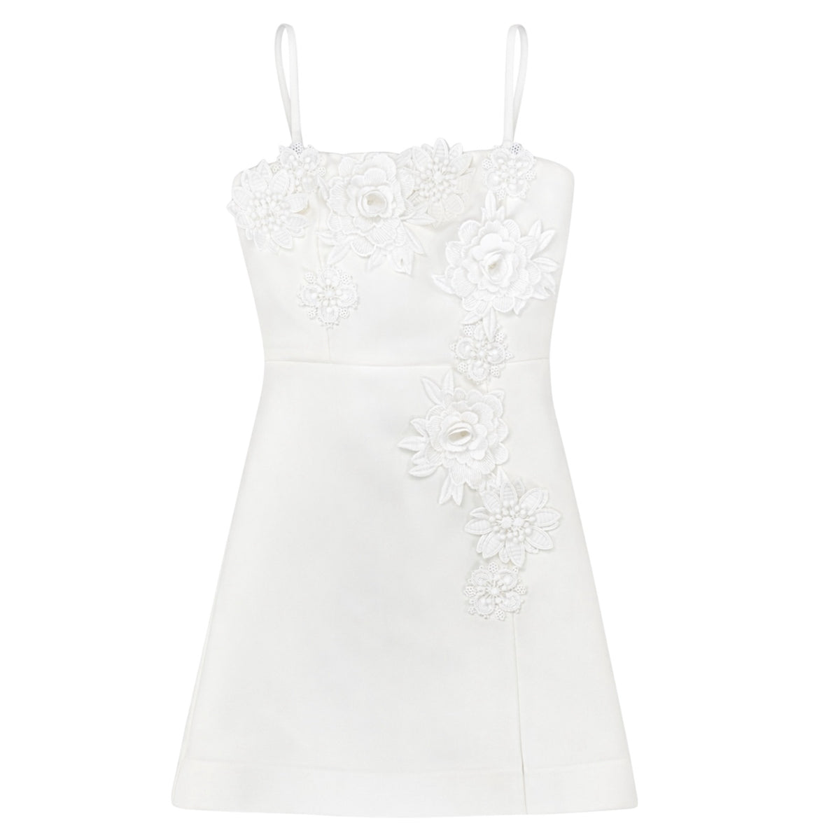 VERA FLORAL APPLIQUE DRESS (PREORDER)