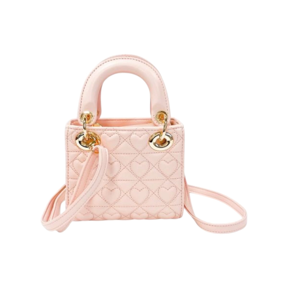 HEART QUILTED PURSE