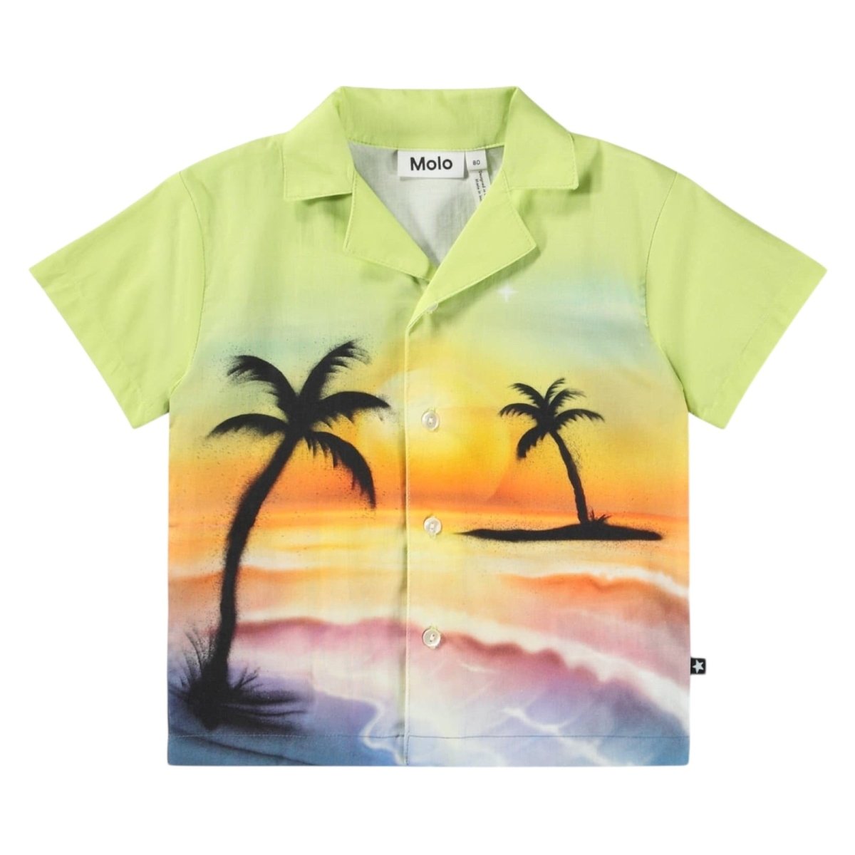 AIRBRUSH BEACH RUI BUTTON DOWN TOP (PREORDER) - MOLO