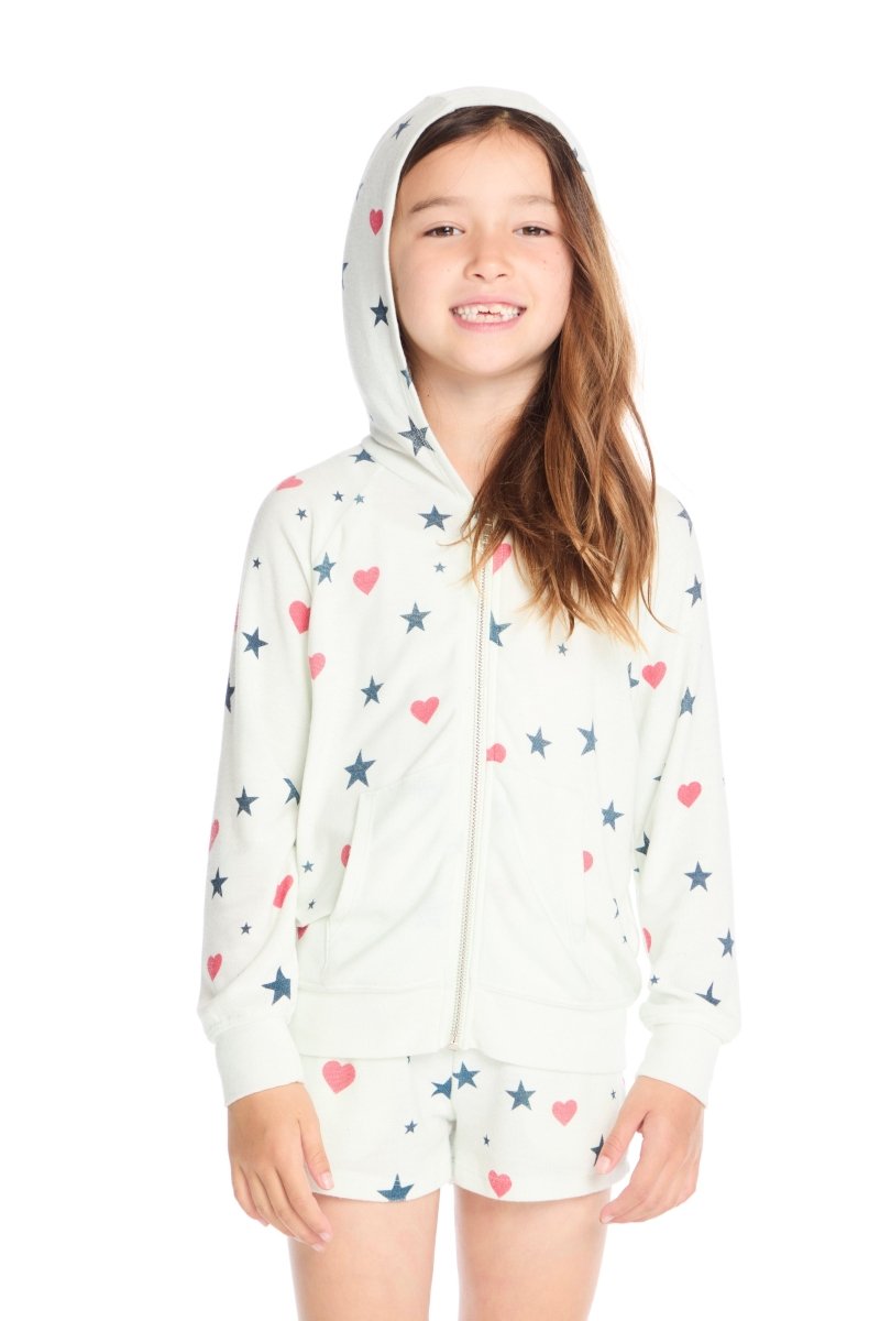 AMERICANA STARS ZIP UP HOODIE - HOODIES