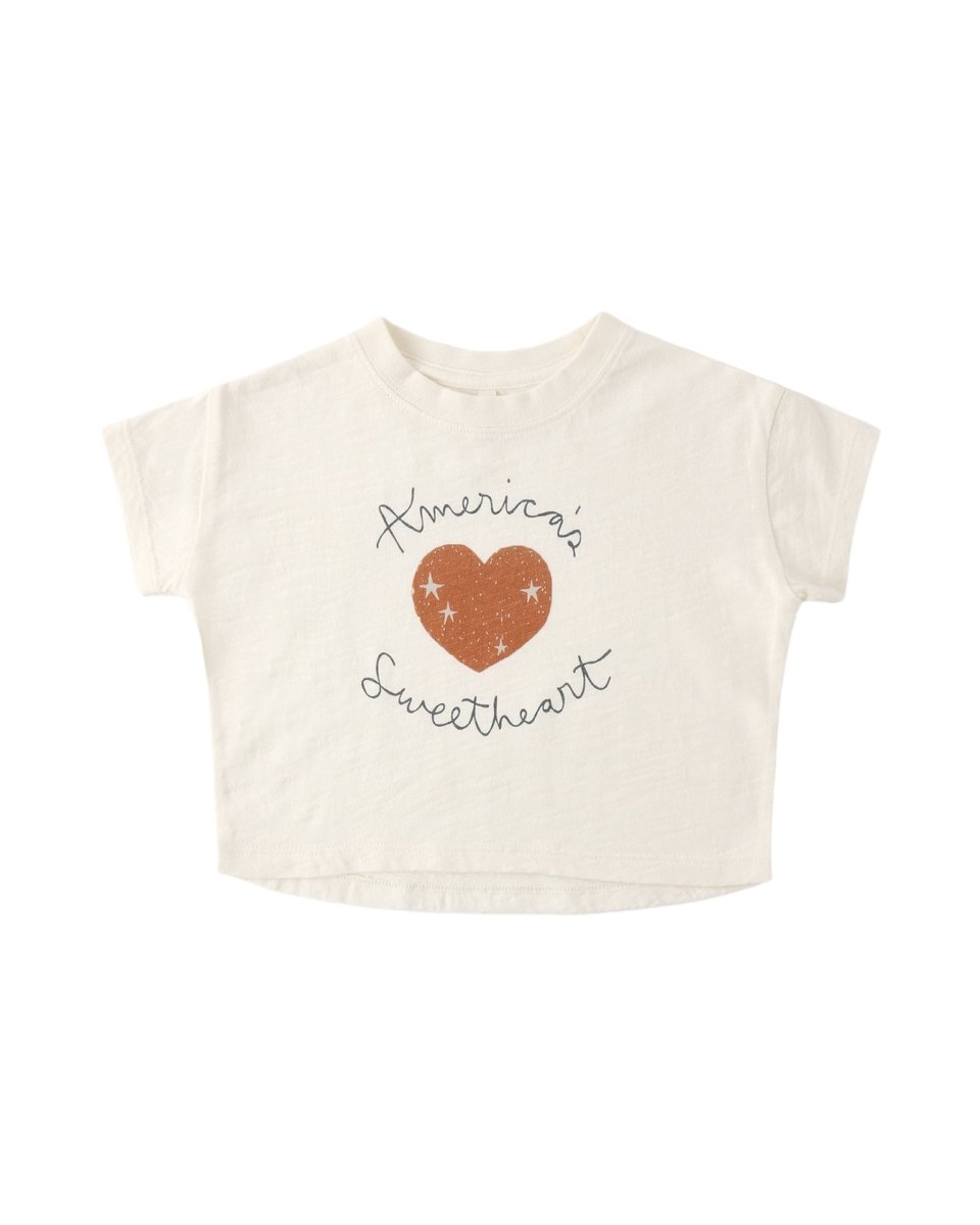 AMERICA'S SWEETHEART BOXY TSHIRT - RYLEE + CRU