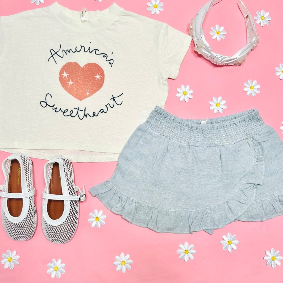 AMERICA'S SWEETHEART BOXY TSHIRT - RYLEE + CRU