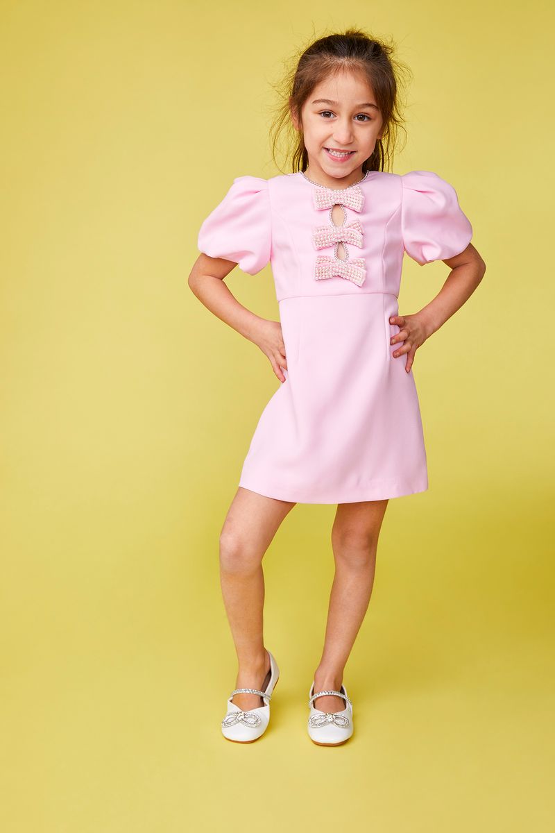 ANGIE BOW DRESS - DRESSES
