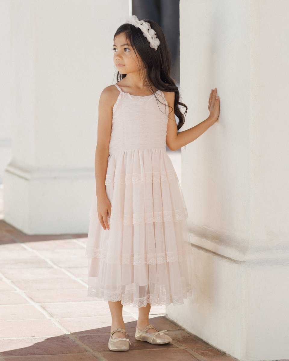 AUDREY LACE TIERED DRESS - DRESSES