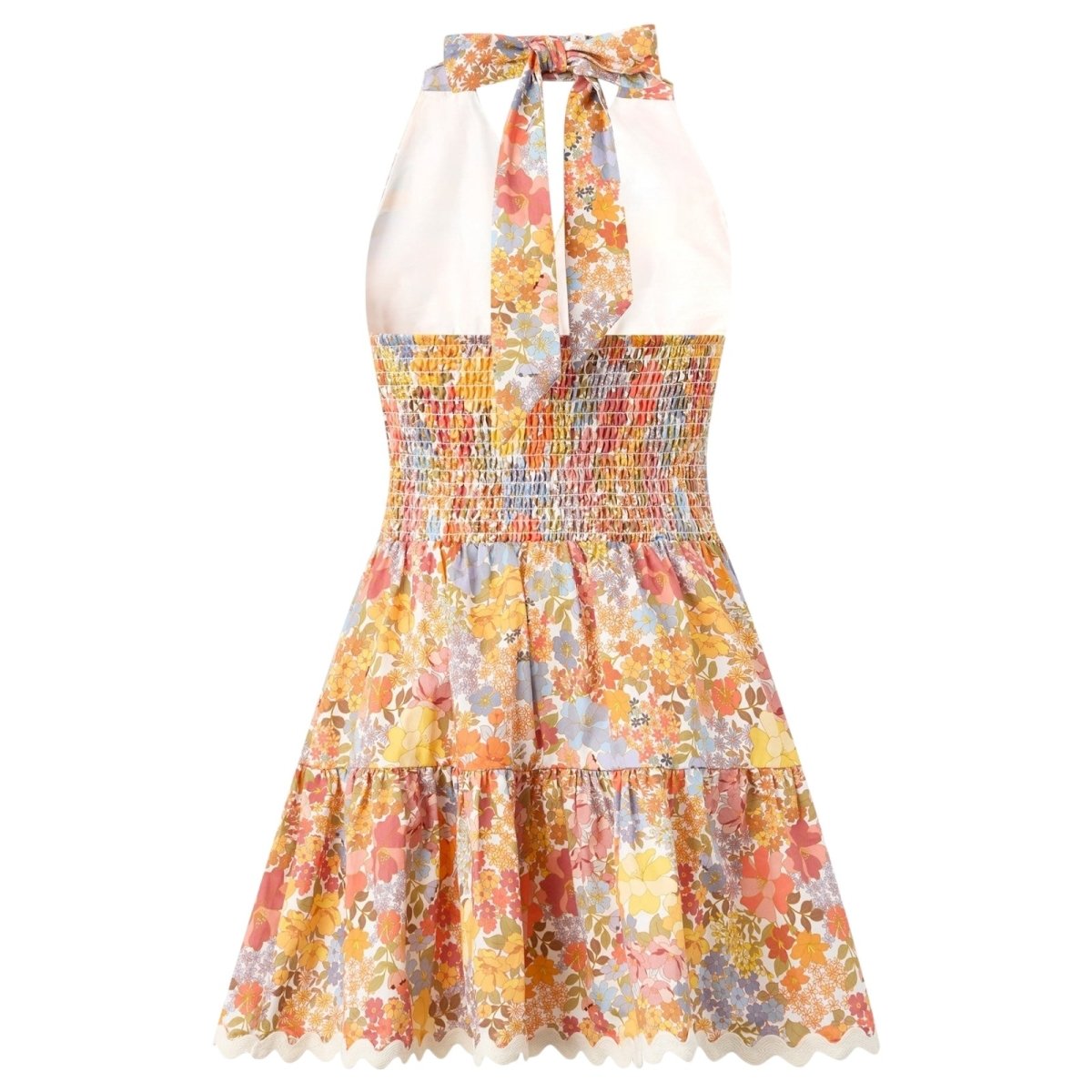 AVELLE HALTER FLORAL DRESS - MARLO