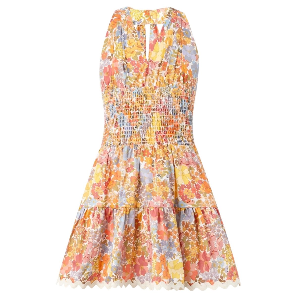 AVELLE HALTER FLORAL DRESS - MARLO