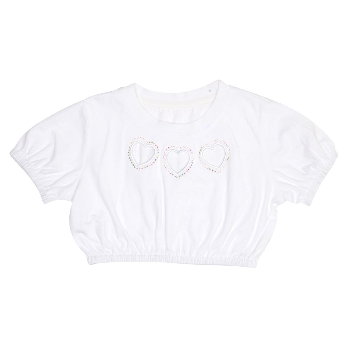 AYA CRYSTAL HEART CROP TOP - MINI DREAMERS