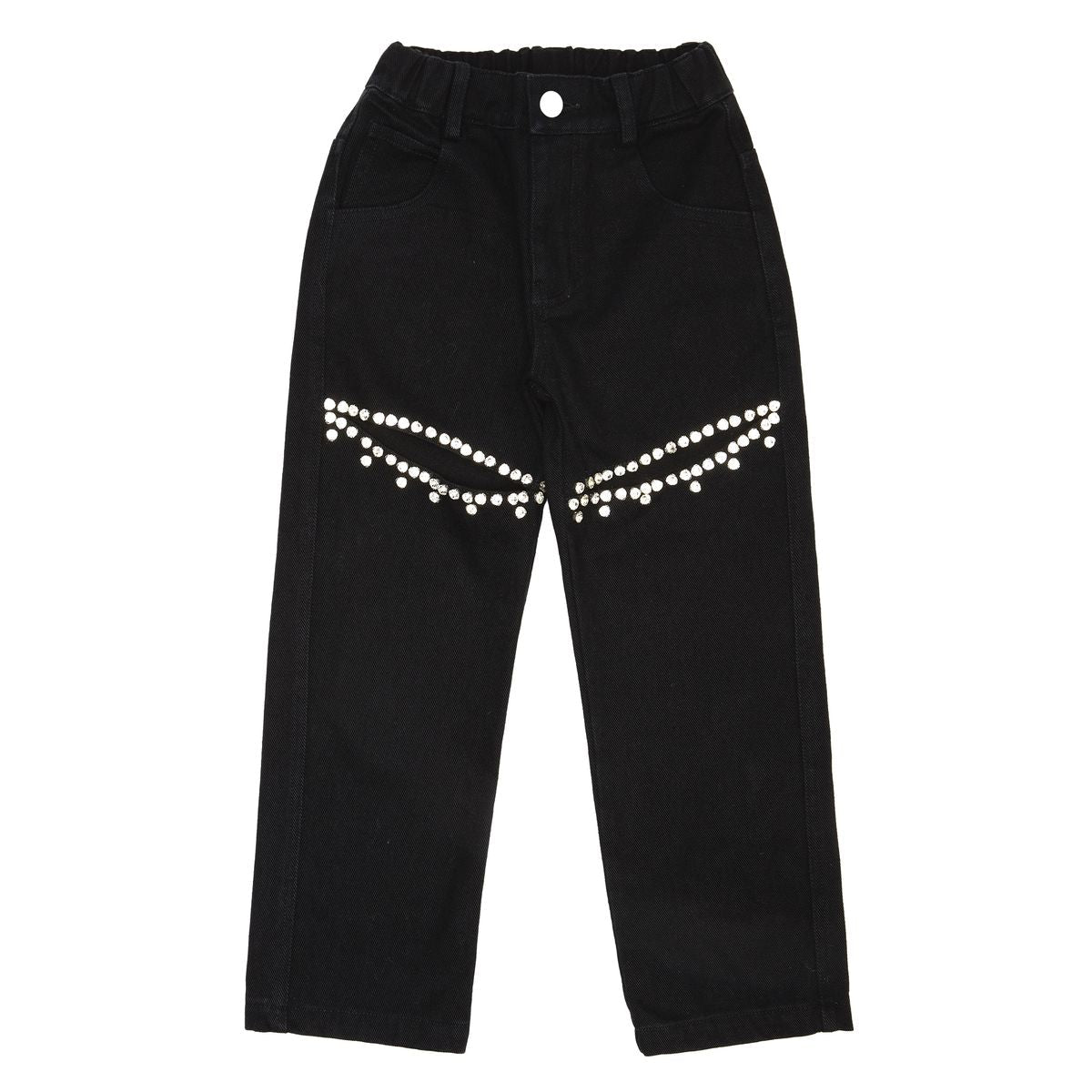 AYLA CRYSTAL CUT OUT JEANS - MINI DREAMERS