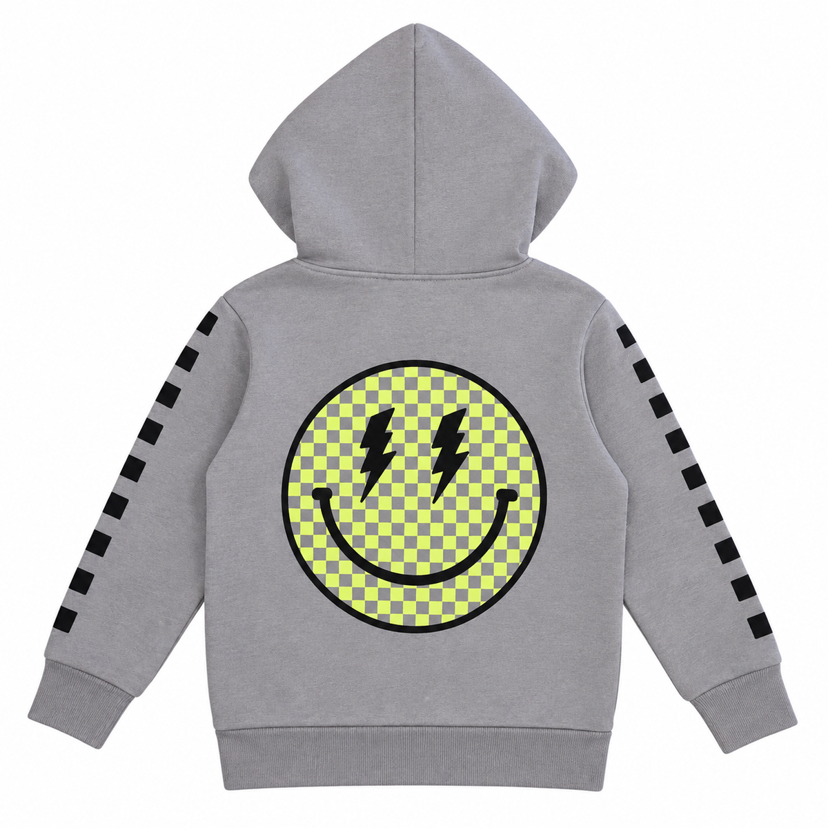 SUPERCHARGED CHECKERED SMILEY HOODIE