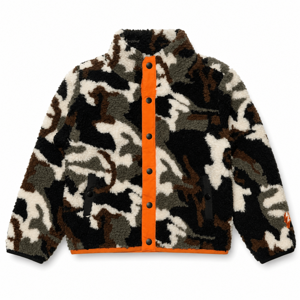 BACKWOODS CAMO SHERPA JACKET - TINY WHALES