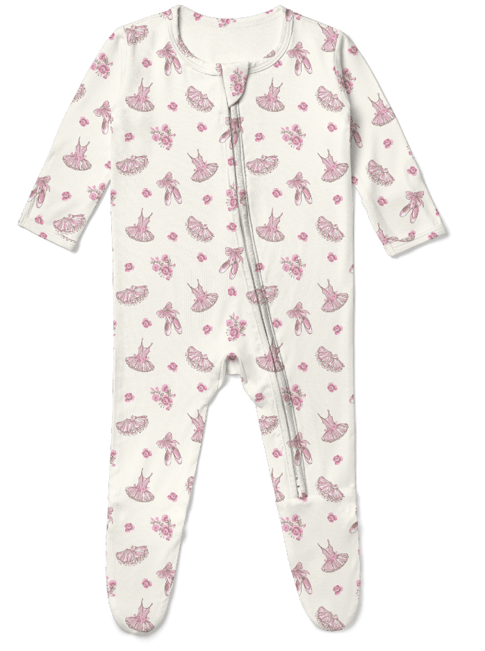BALLERINA FOOTIES (PREORDER) - BABY STEPS - FOOTIES