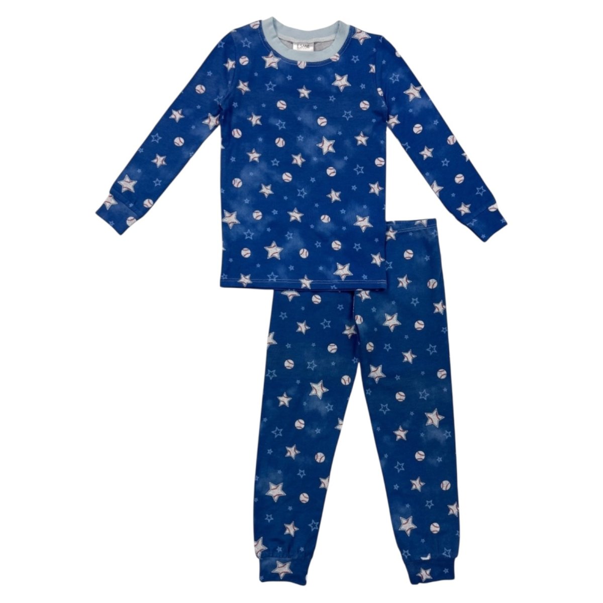 BASEBALL LONG SLEEVE PJS BOYS - PAJAMAS