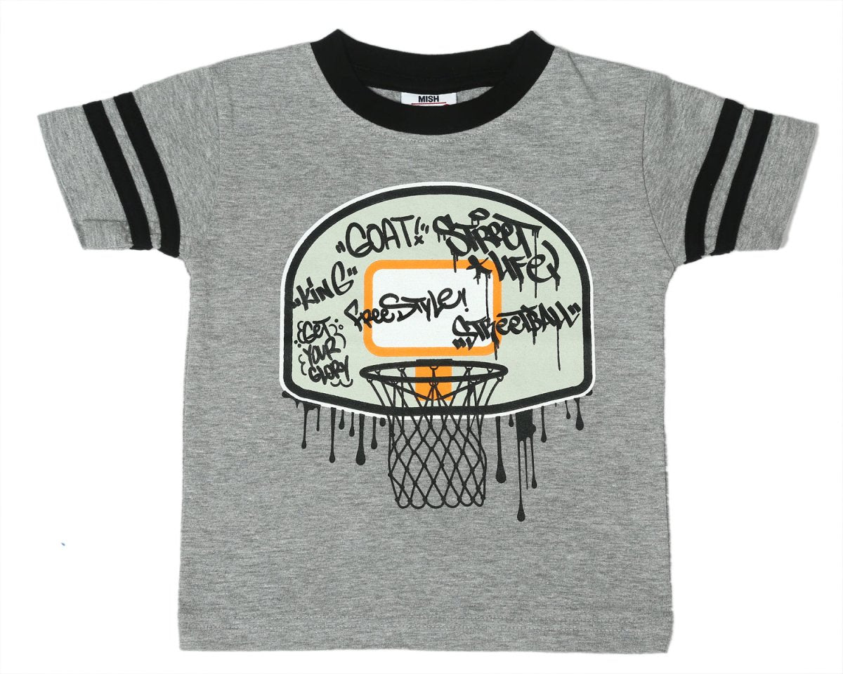 BASKETBALL GRAFFITI TSHIRT (PREORDER) - MISH MISH