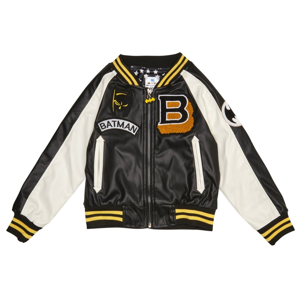 BATMAN PLEATHER BOMBER JACKET - JACKETS