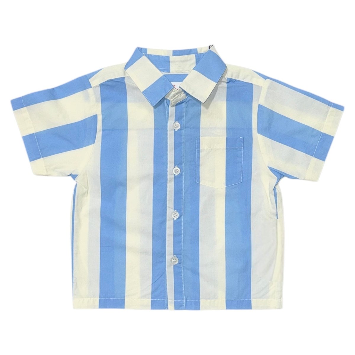 BEACH STRIPE BUTTON DOWN TOP - BUTTON DOWNS
