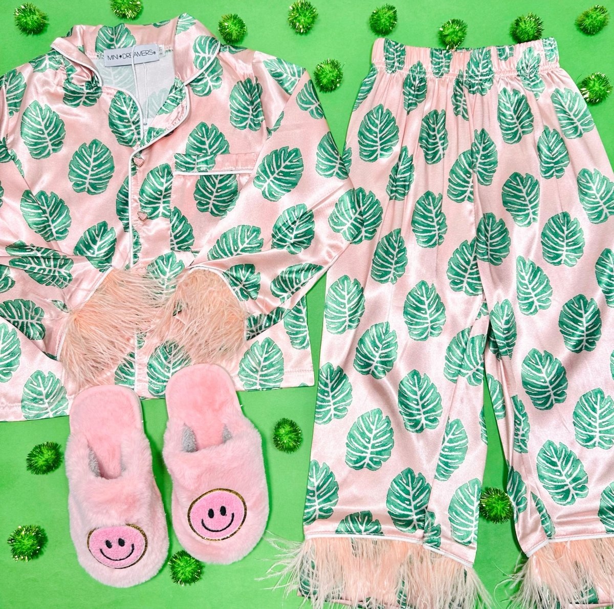 BH BANANA LEAVES FEATHER SET - SET