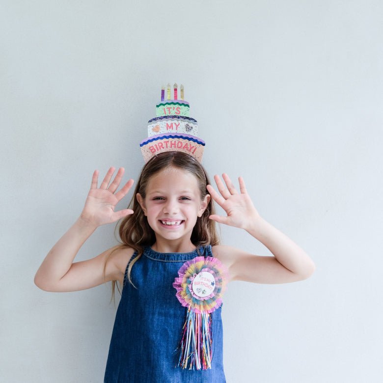 BIRTHDAY HEADDRESS HEADBAND (PREORDER) - HEADBANDS