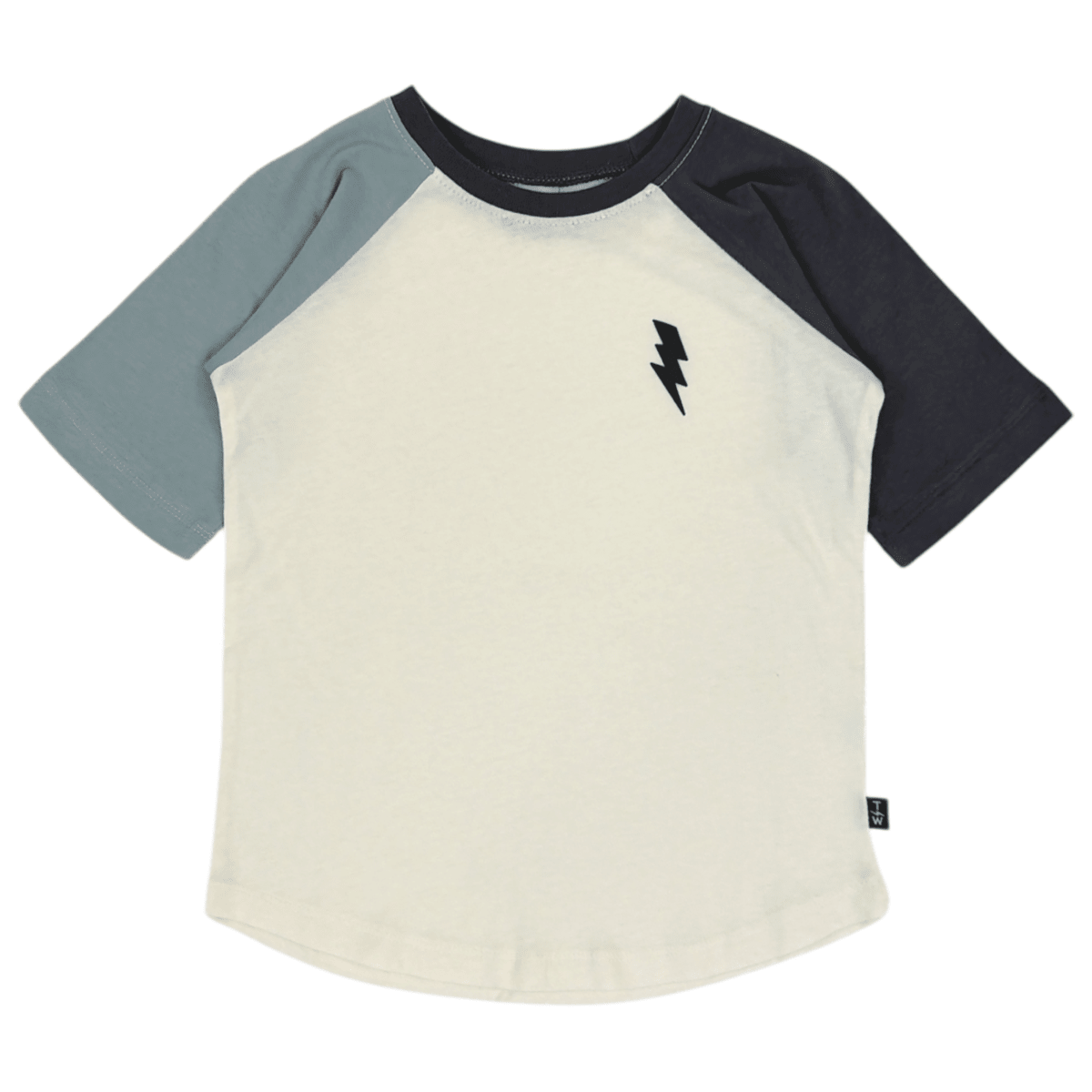 BOLT COLOR BLOCK TSHIRT (PREORDER) - TINY WHALES