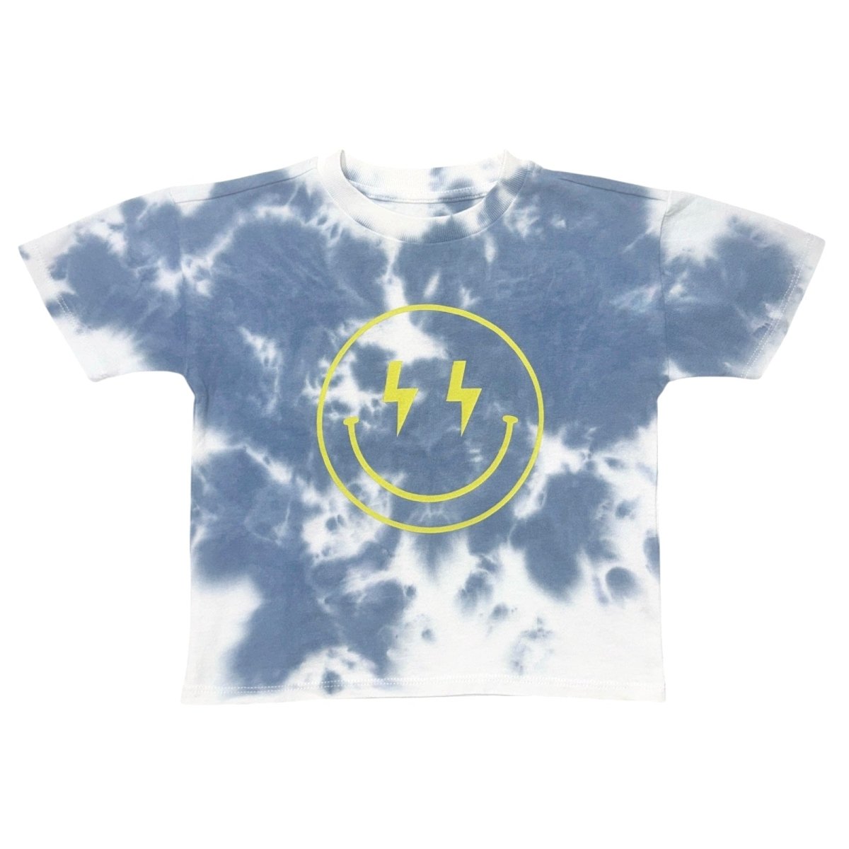 BOLT SMILEY FACE TIE DYE TSHIRT - CHASER KIDS