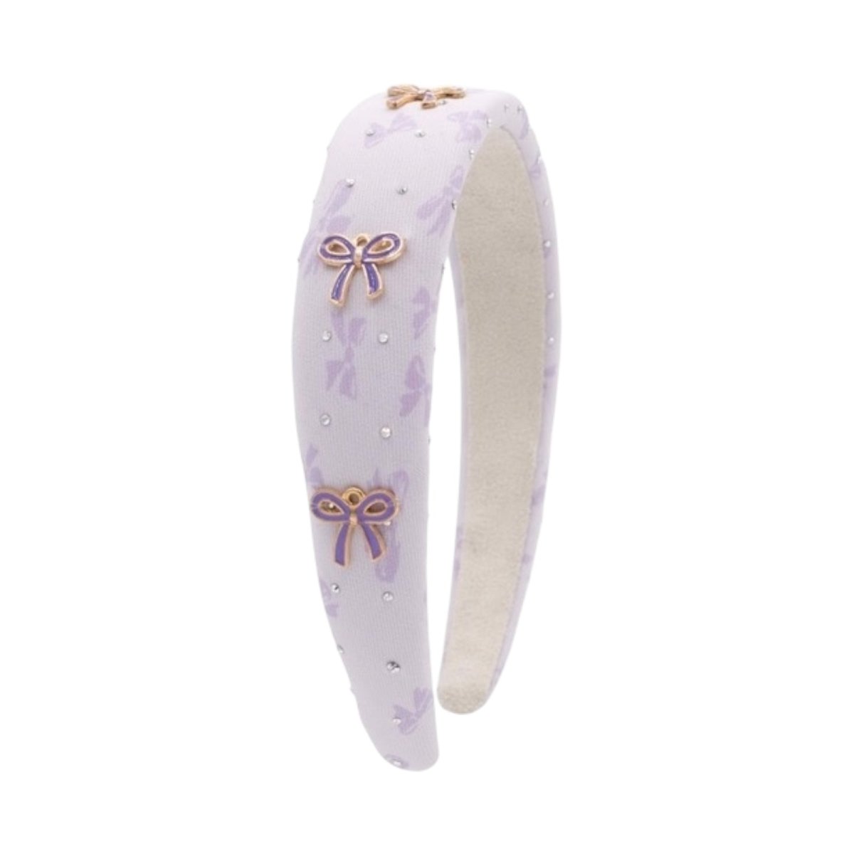 BOW CHARM DENIM THIN HEADBAND (PREORDER) - HEADBANDS