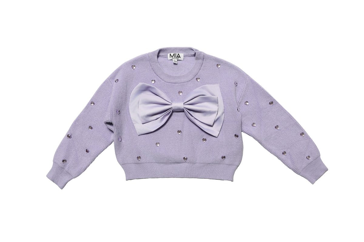 BOW STONE SWEATER (PREORDER) - MINI DREAMERS