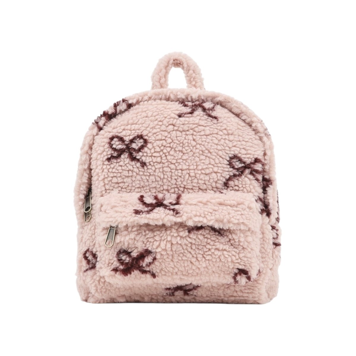 BOWS FUZZY MINI BACKPACK - RYLEE + CRU